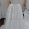Bridal dress strapless tulle and pearls
